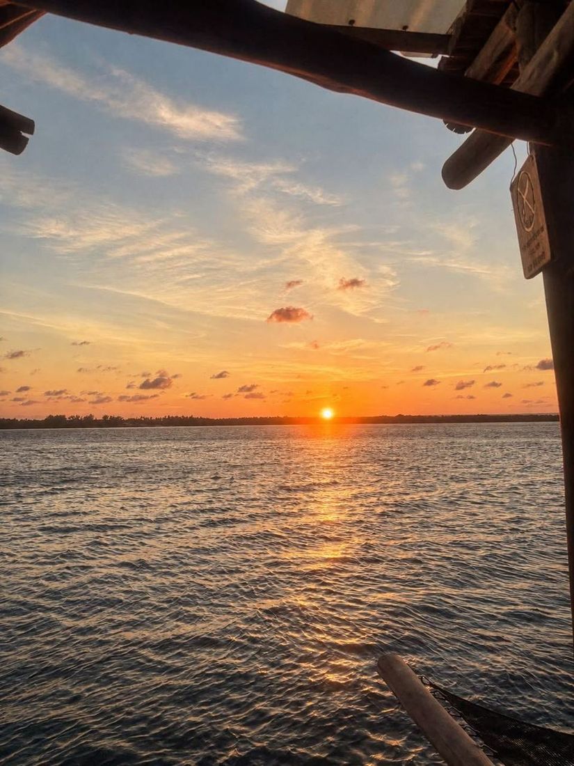Tramonto sul creek